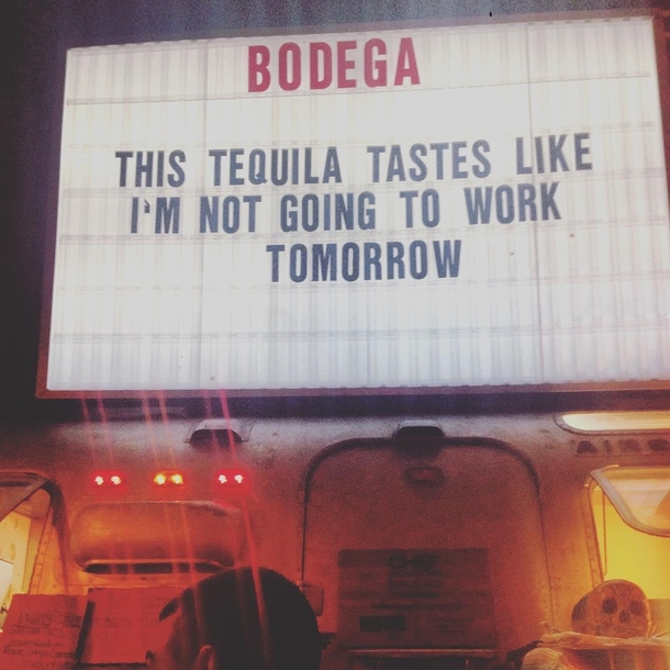 The taste of fine tequila