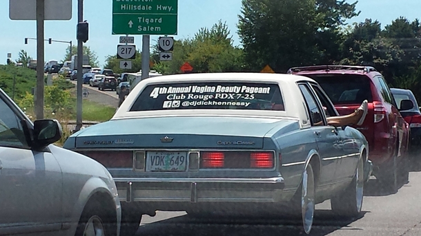 The things you see in traffic