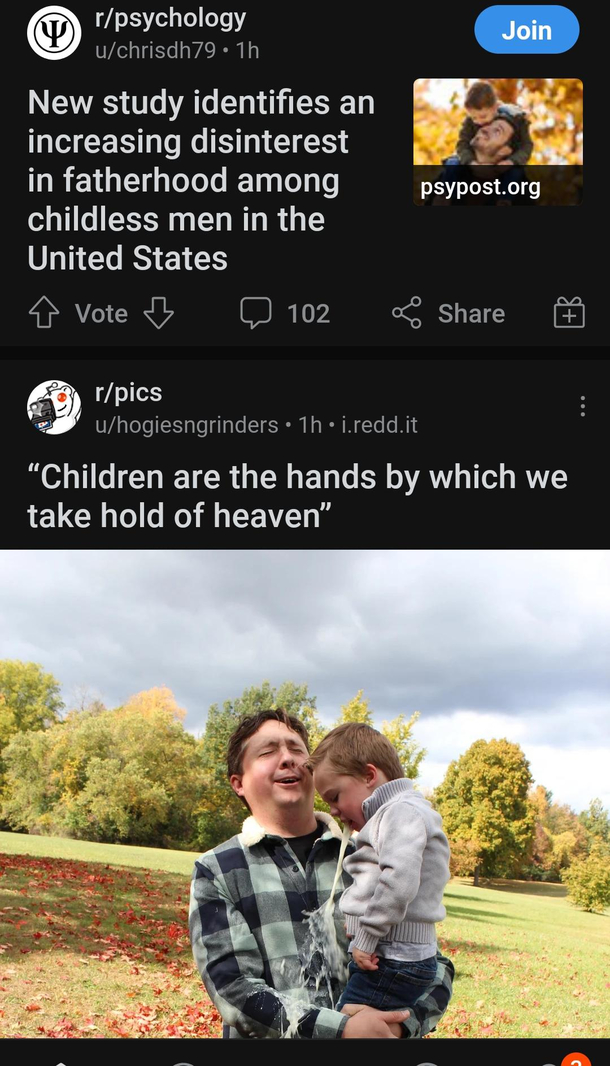 the timing though