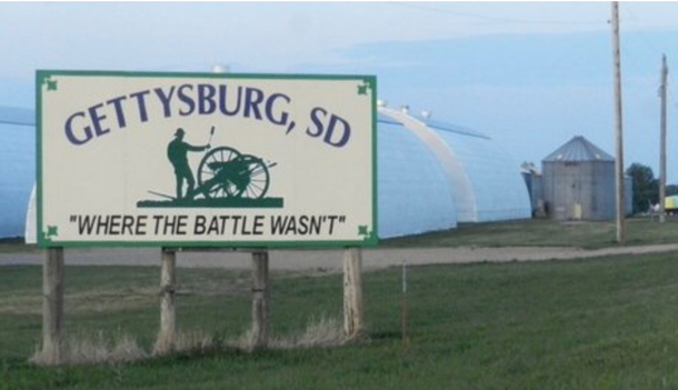 The town motto of Gettysburg SD