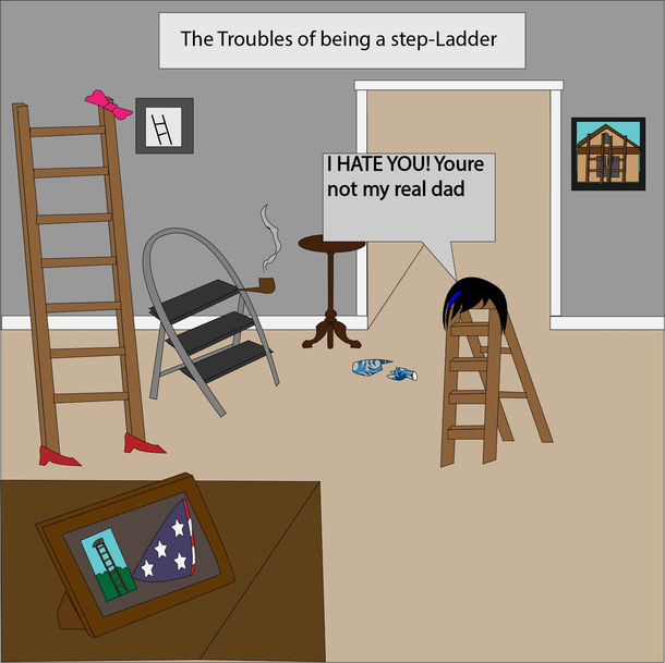 The troubles of being a step-ladder