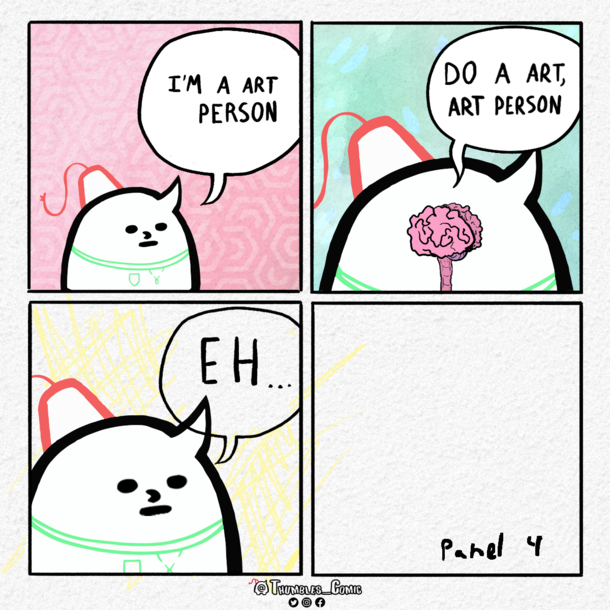 The true struggle of being a art person