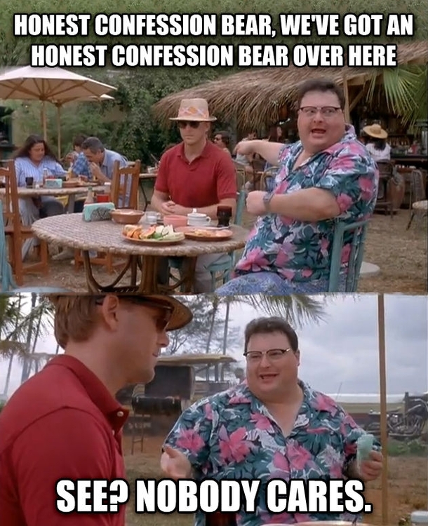 The truth about why almost all Confession Bears are made up