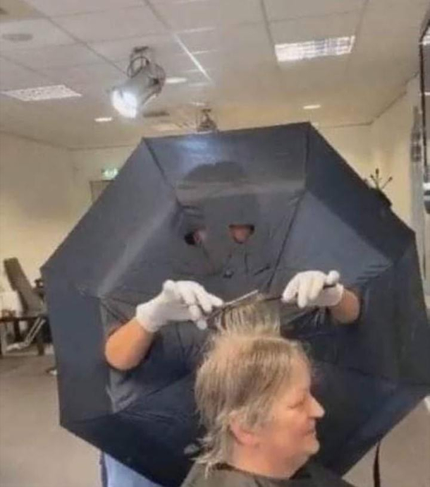 The Umbrella Barber
