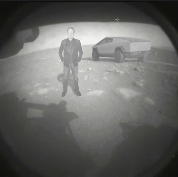 The unedited photo from Mars