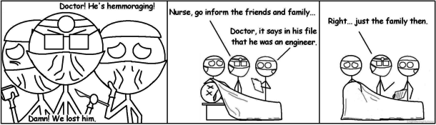 The upside to operating on engineers