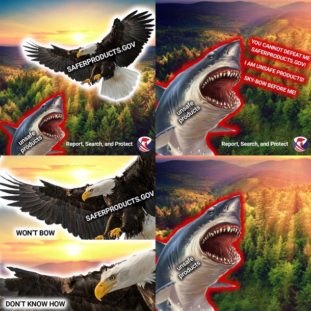 The US Consumer Products Safety Commission has some very surreal twitter threads