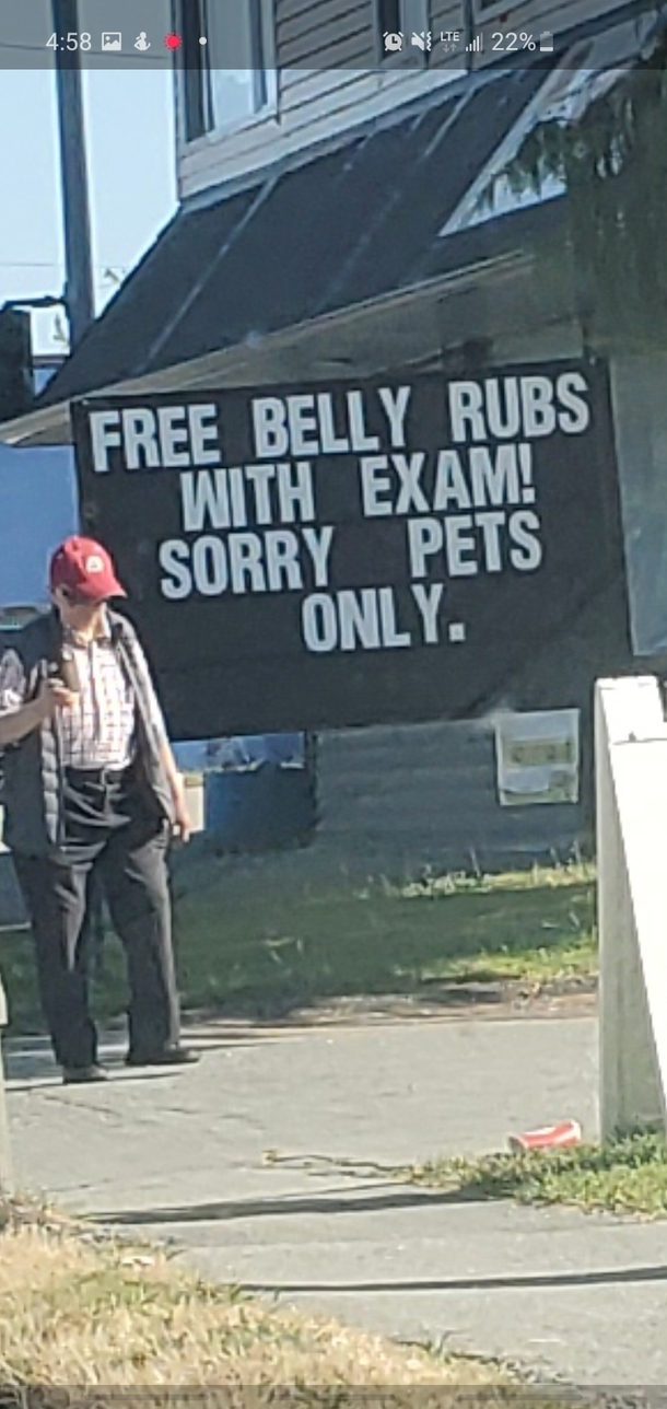 The Vet in my area always has amazing billboards 