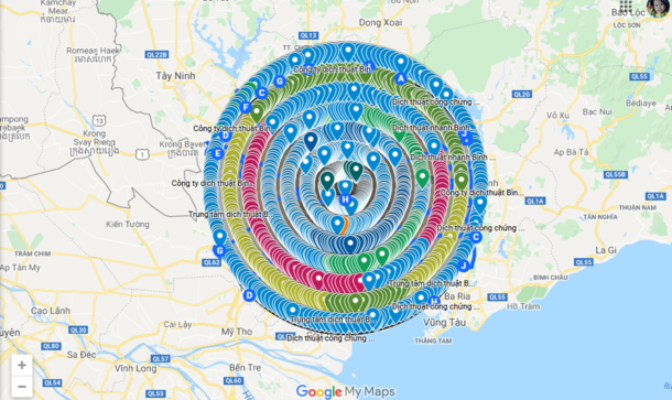 The Way Google Map is working