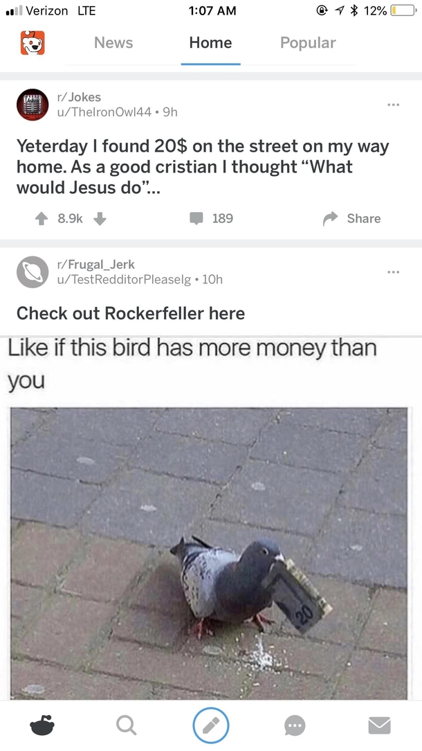 The way these posts lined up