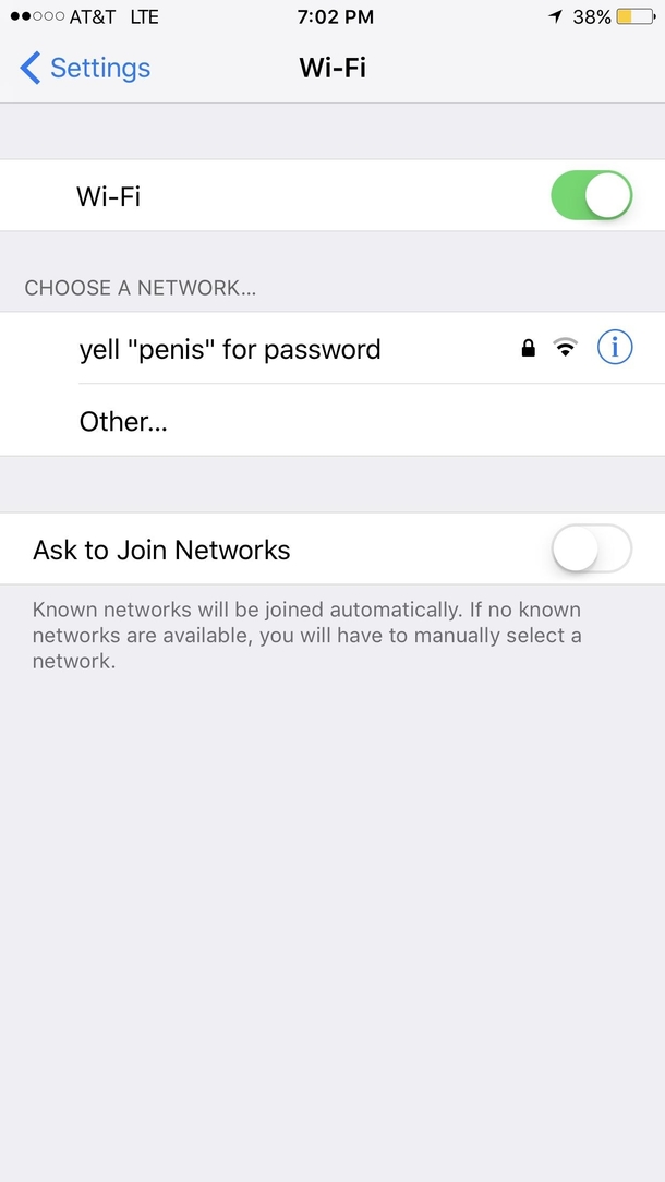 The wifi at a local Islands