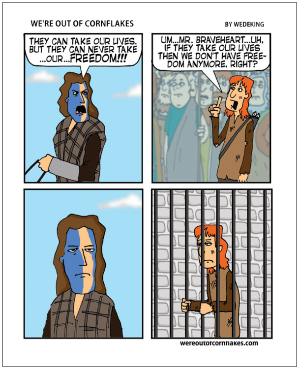 The William Wallace speech just before going into the big battle