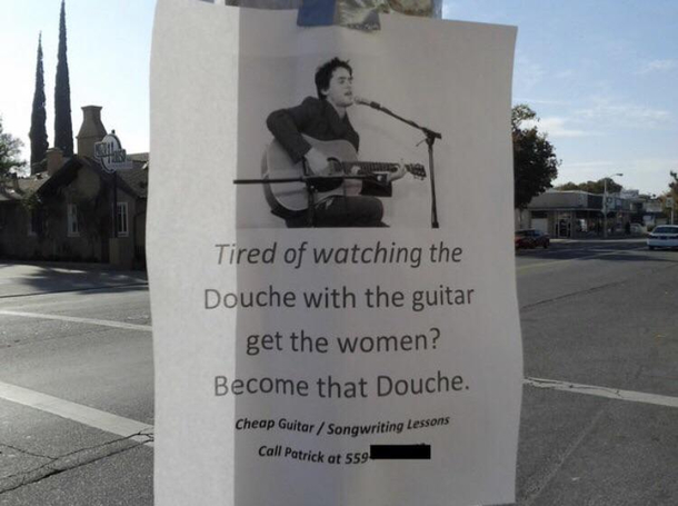 The womanizing douche with a guitar