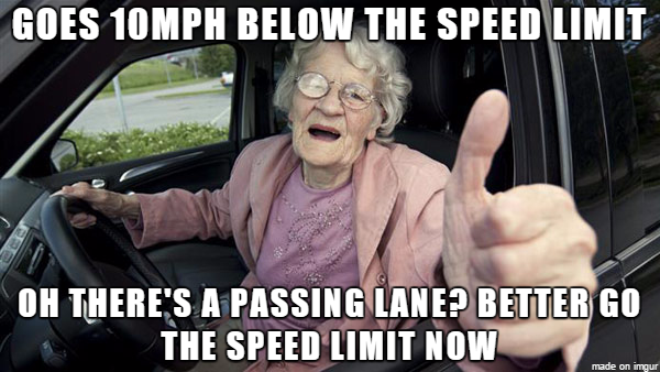 The worst kind of driver