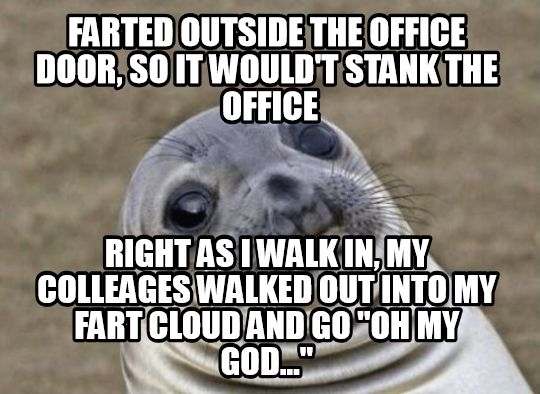 The worst part was when I glanced backso did theythere was eye contact