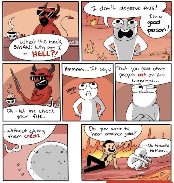 There are so many people who do this also I couldnt find the artist who made the comic