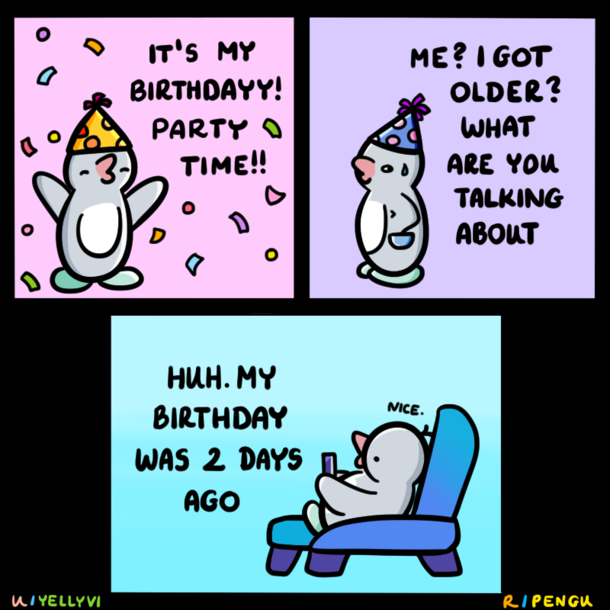 There are  types of birthday people