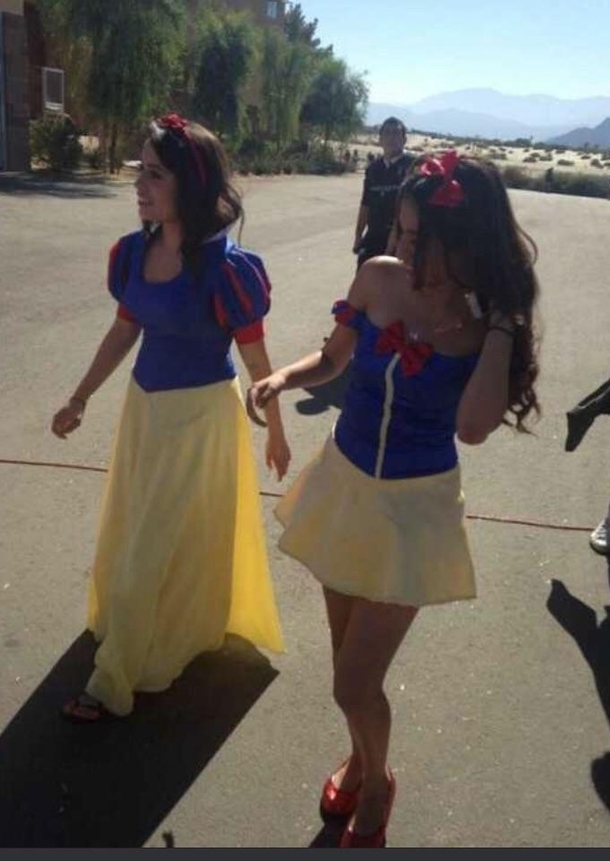 There are  types of girls on Halloween