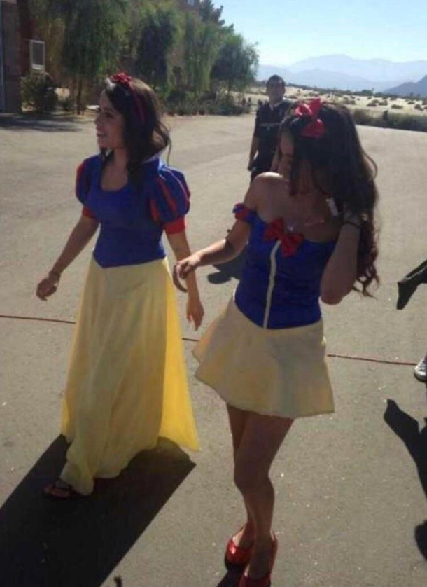 There are  types of girls on Halloween
