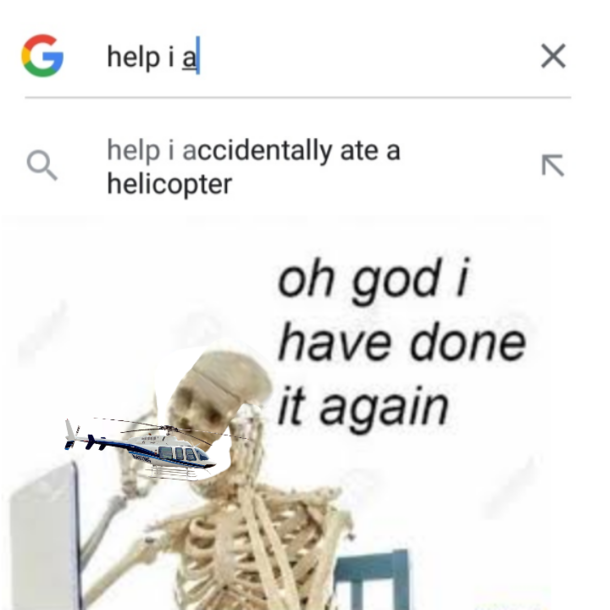 there goes another helicopter
