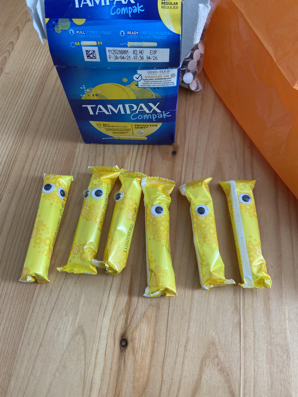 Theres a googly eye war in my house currently Cant wait for this payoff next month