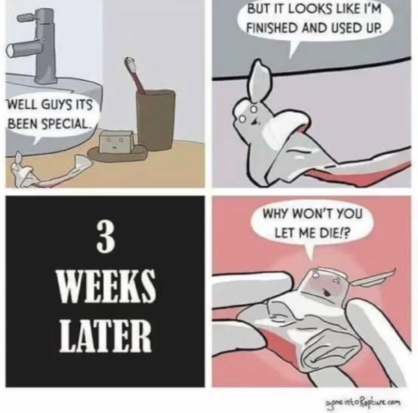 Theres always a little bit more toothpaste