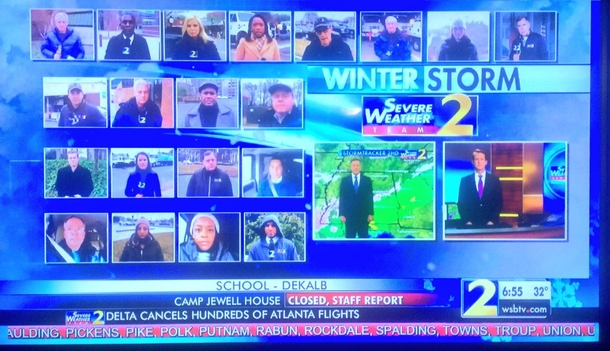 Theres snow in Atlanta Bring me EVERYONE