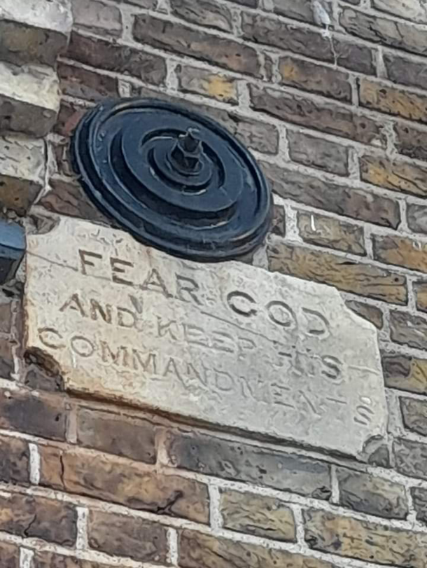Theres something fishy about this plaque