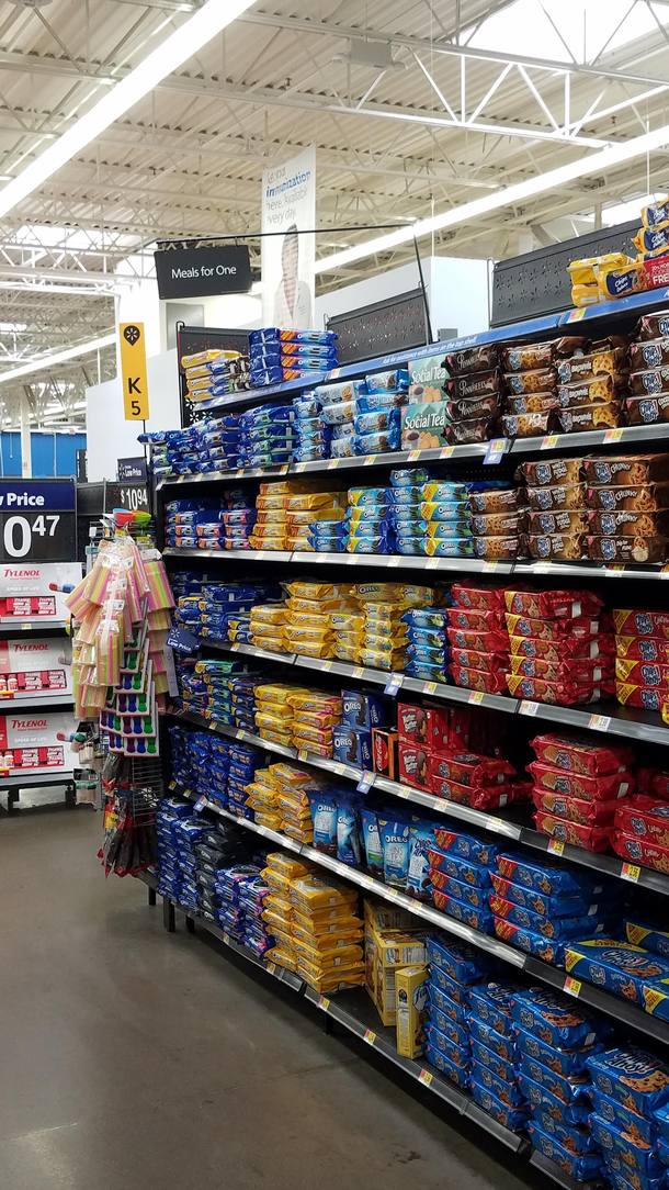 Theres the aisle I was looking for