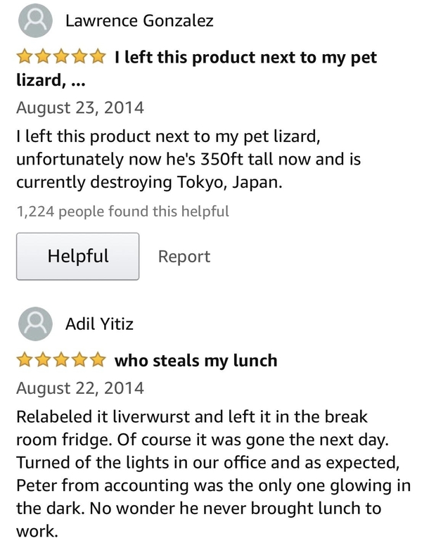 These are the reviews on the uranium you can buy of amazon