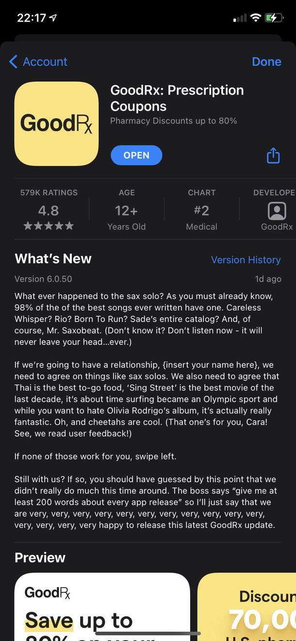These GoodRX app updates are gold