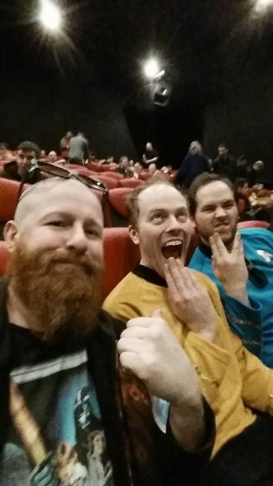 these guys at the midnight screening of Starwars