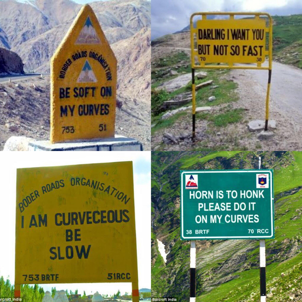 These Indian road signs