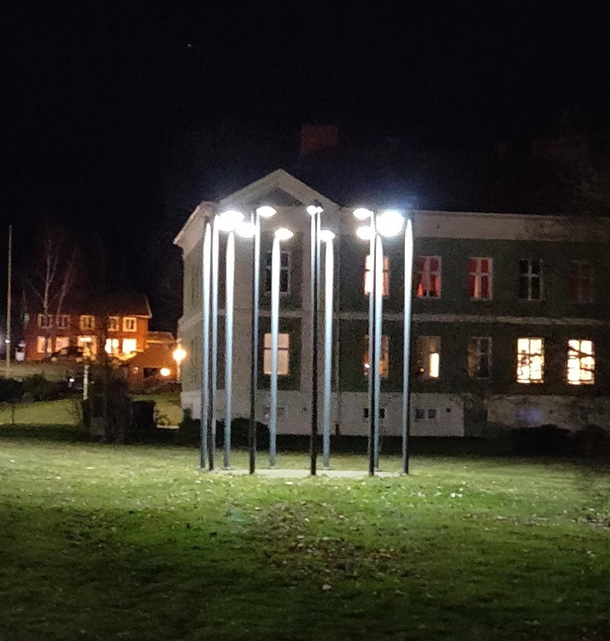 These lamps are planning something