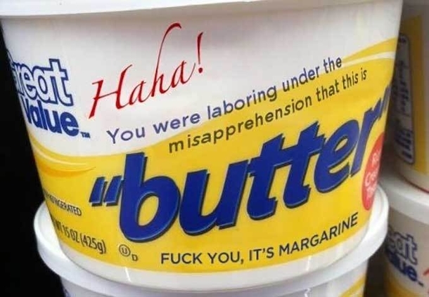 These margarine brands are getting ridiculous