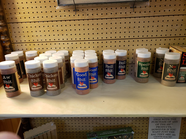 These seasonings found in a gift shop Bethel Maine