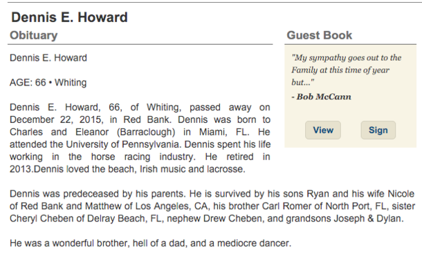 They let me add the closing line to my dads obituary