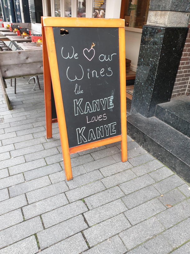 They must really love their wine