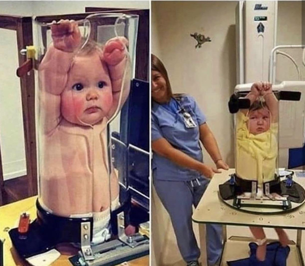 They really got to do babies like that