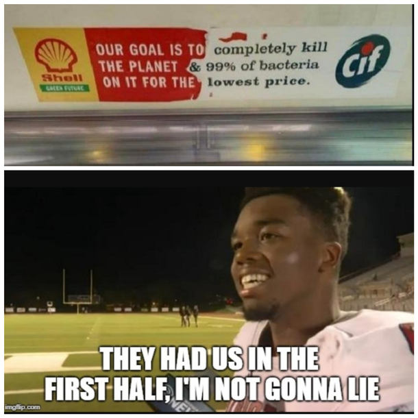 They really had
