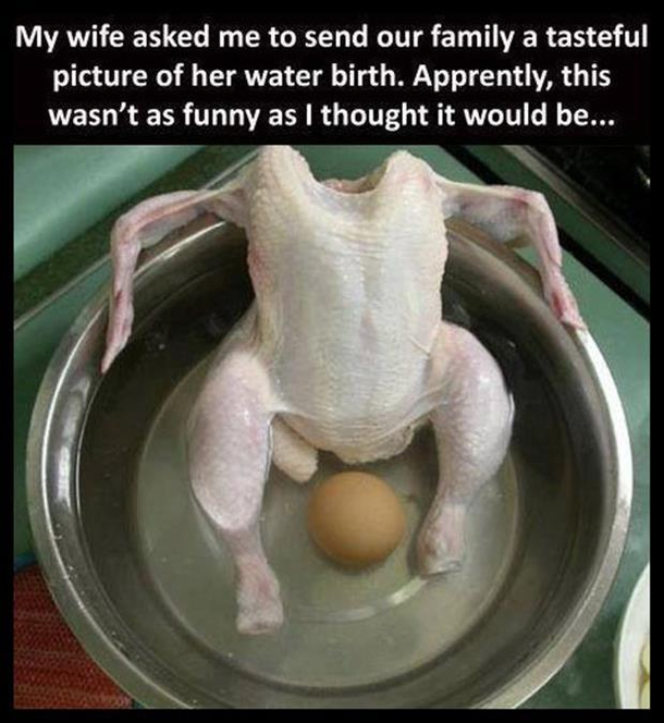 They say water birth is easy