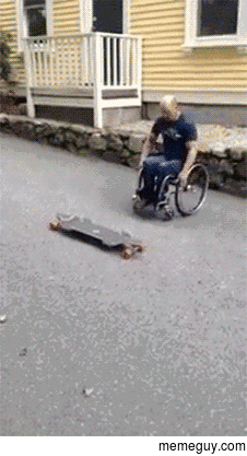 They see me rollin Wheelchair aint gunna stop me