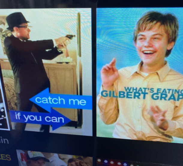 They way Netflix lined up My List