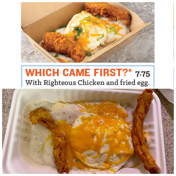 Theyre a chicken and biscuits place This is a blasphemous insult to fried chicken