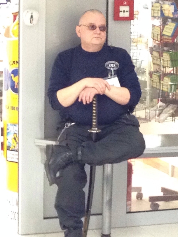 Theyve stepped up security at the supermarket