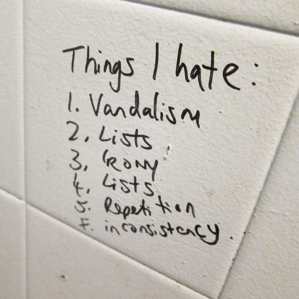 Things I hate