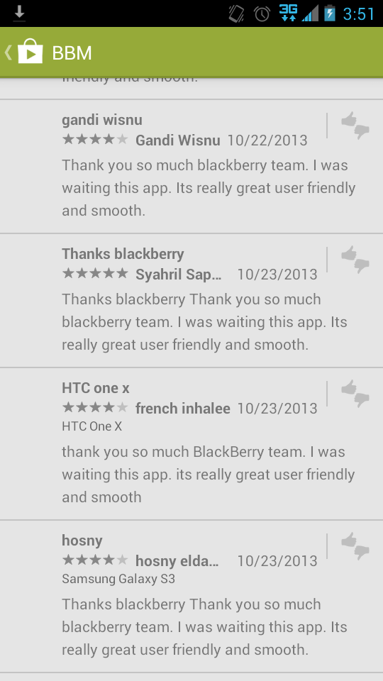 Think people are excited for BBM