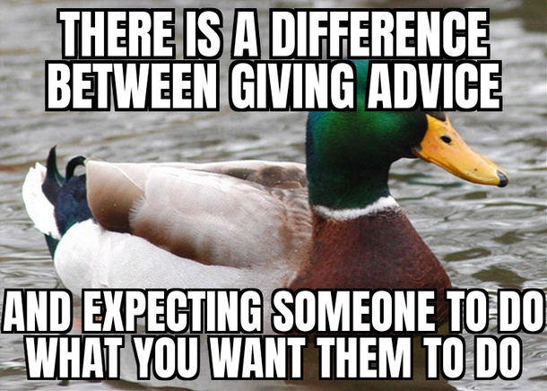 This actually works both for the giver and receiver