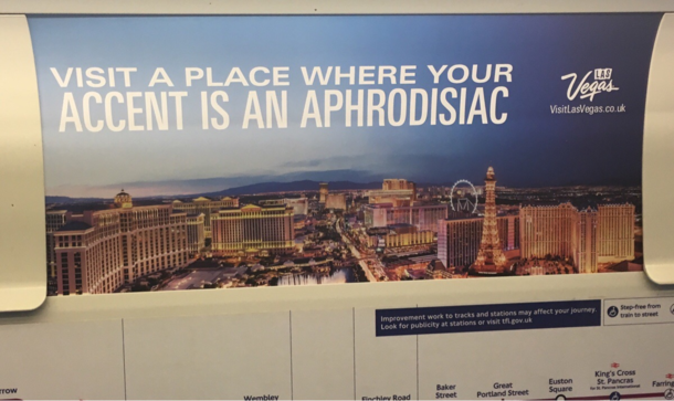 This ad in the London Underground