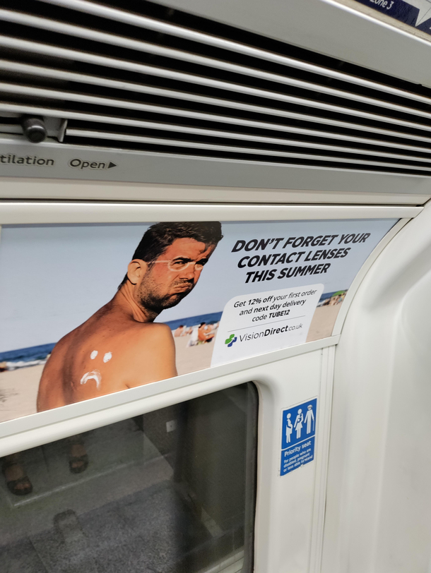 this ad in the metro